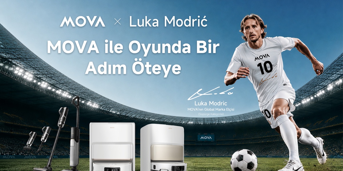 MOVA, Luka Modric İş Birliğiyle Küresel Vizyonunu Genişletiyor